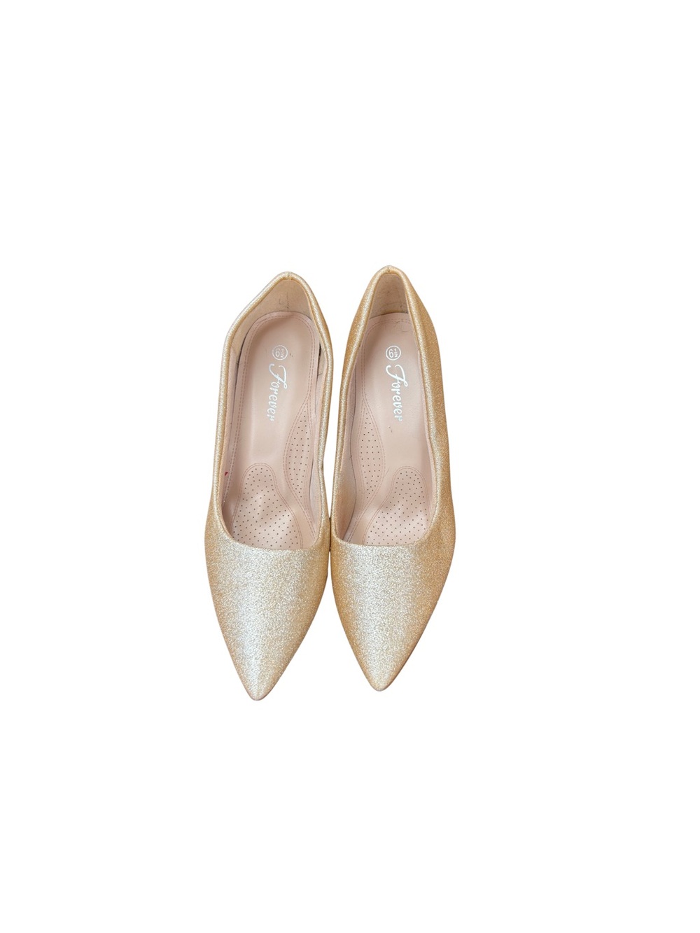 Forever Gold Pointed-Toe Women’s Heels